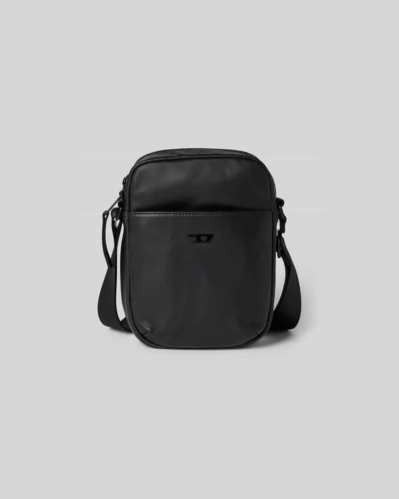 Diesel Crossbody Bag mit Label-Detail Black