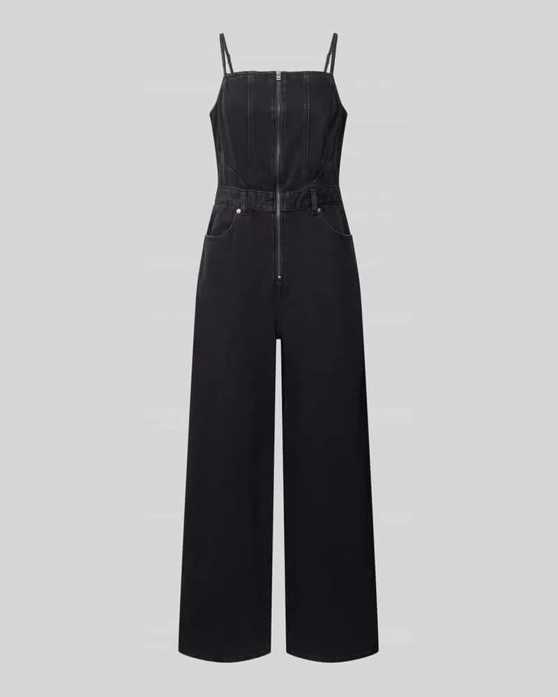 Levi's Regular Fit Jumpsuit aus reiner Baumwolle Modell 'SEAMED Dunkelblau