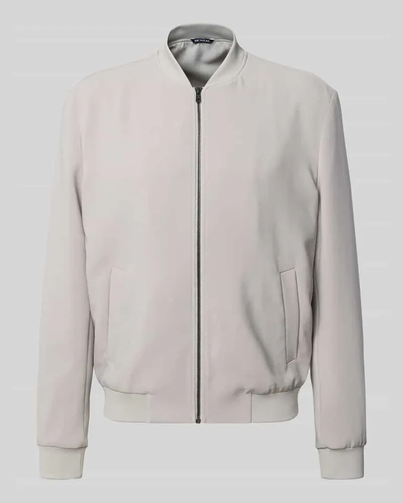 McNeal Blouson mit seitlichen Eingrifftaschen Mittelgrau
