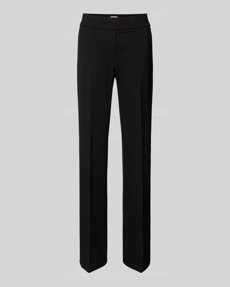 SEDUCTIVE  Straight Leg Stoffhose mit elastischem Bund Modell 'NANOU Black