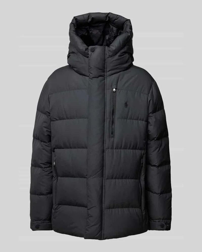 Ralph Lauren Steppjacke mit Logo-Stitching Anthrazit