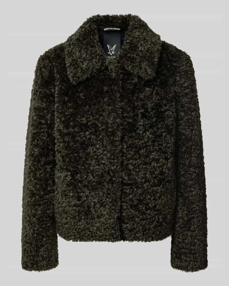 Fuchs Schmitt Regular Fit Jacke mit Umlegekragen Dunkelgruen