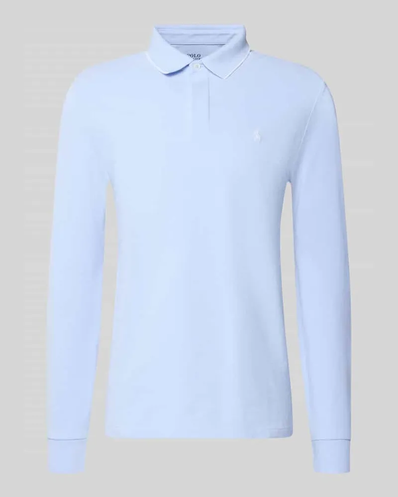 Ralph Lauren Poloshirt mit Label-Stitching Bleu