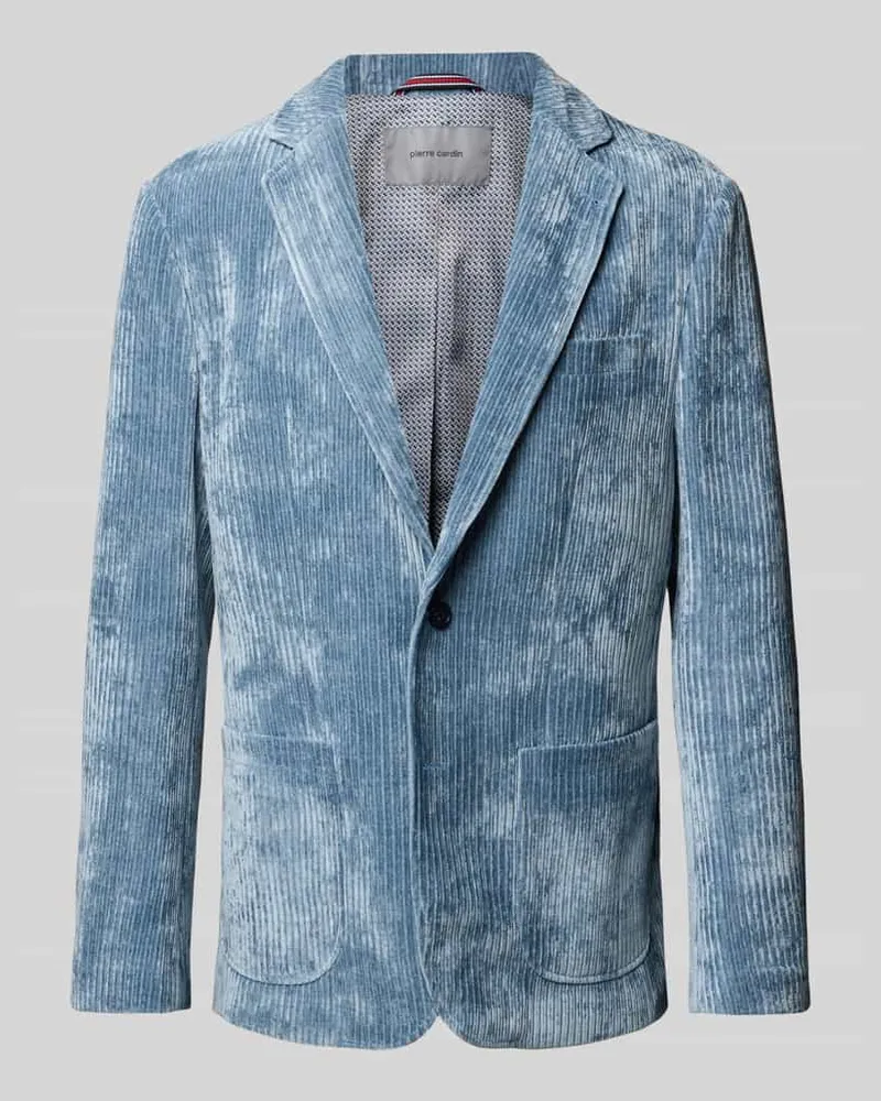 Pierre Cardin Slim Fit Sakko aus Cord Modell 'Maurice Petrol