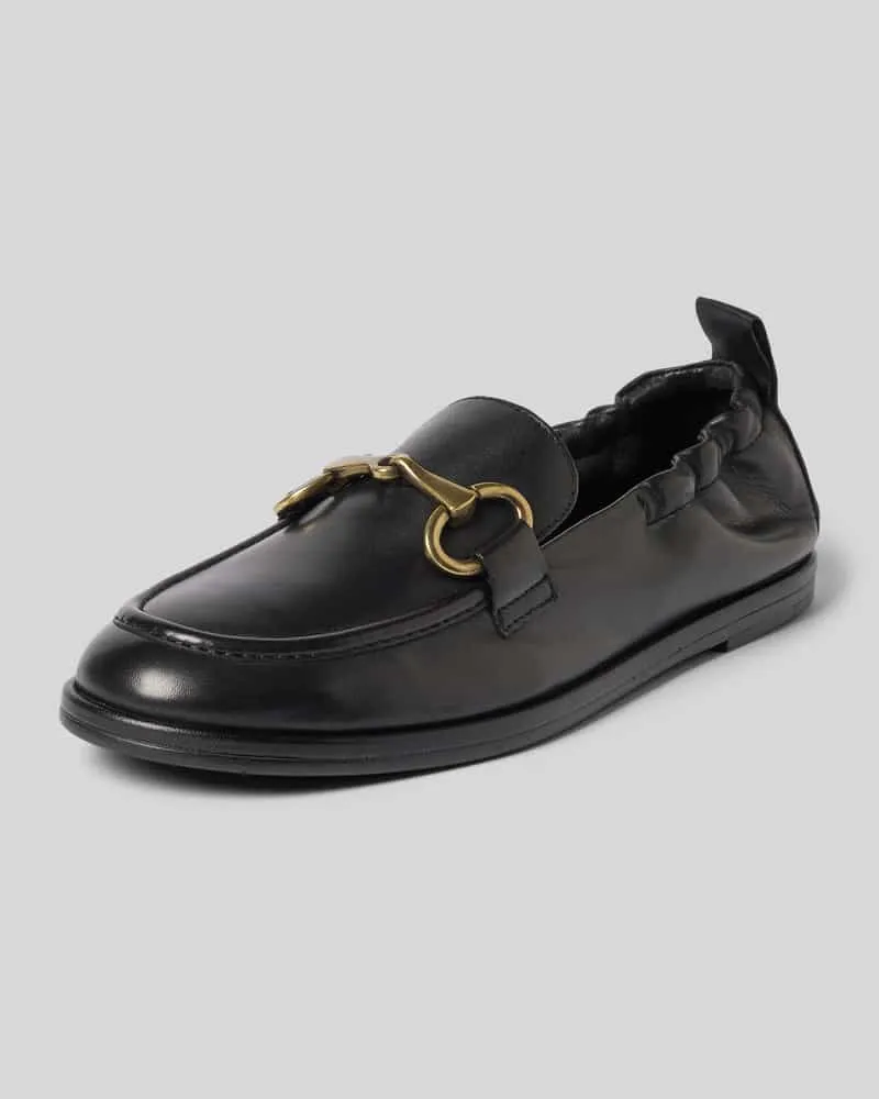Marc O'Polo Loafer aus echtem Schafsleder Modell 'ALVA Black