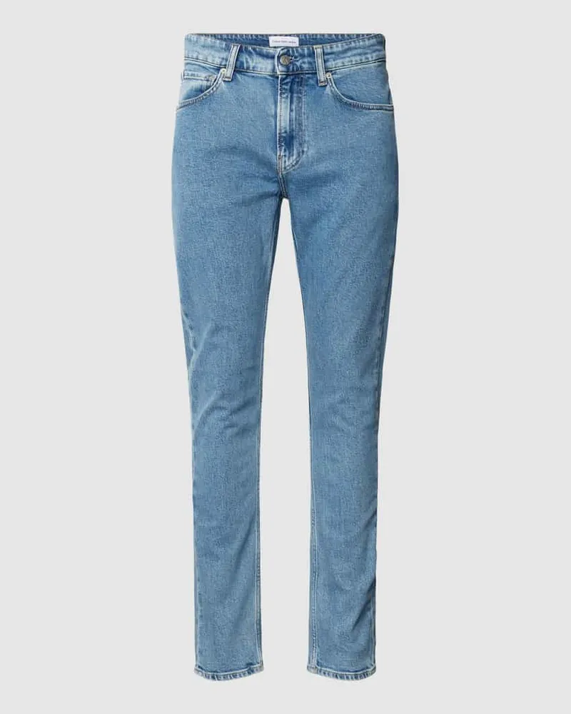Calvin Klein Slim Fit Jeans im 5-Pocket-Design Jeansblau