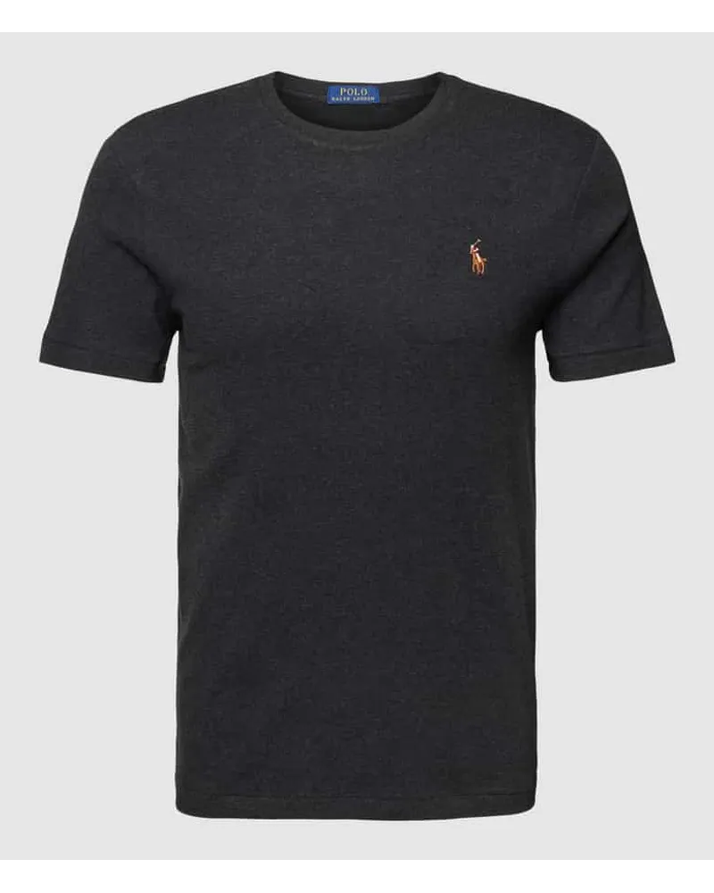 Ralph Lauren T-Shirt mit Rundhalsausschnitt Graphit