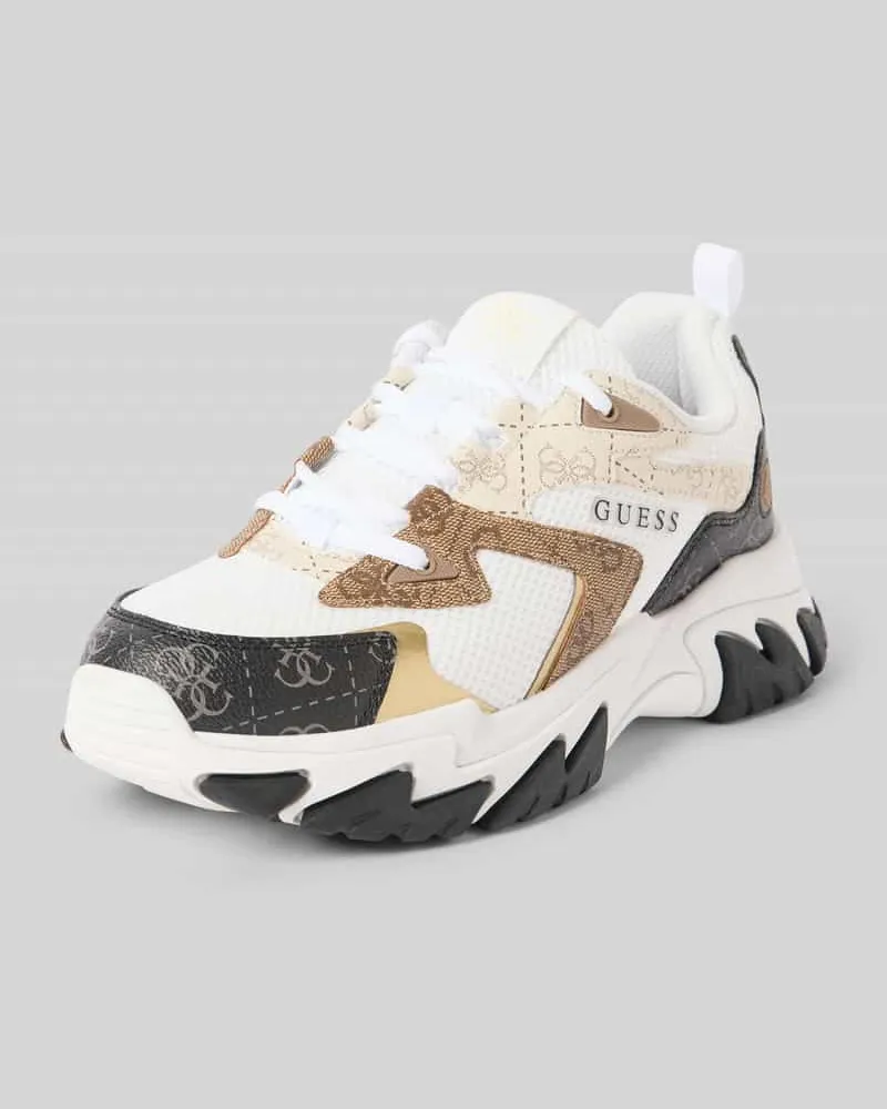 Guess Sneaker mit Schnürverschluss Weiss