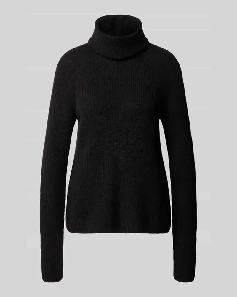 HUGO BOSS Regular Fit Pullover aus Alpaka-Woll-Mix Modell 'Falodina Black