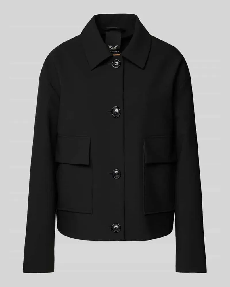 Fuchs Schmitt Jacke mit aufgesetzten Pattentaschen Black