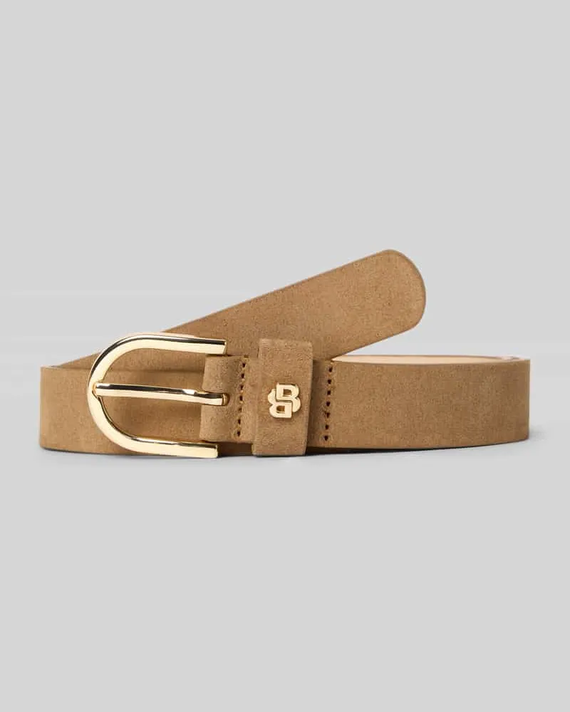 HUGO BOSS Gürtel aus echtem Leder Modell 'Scarlet Cognac