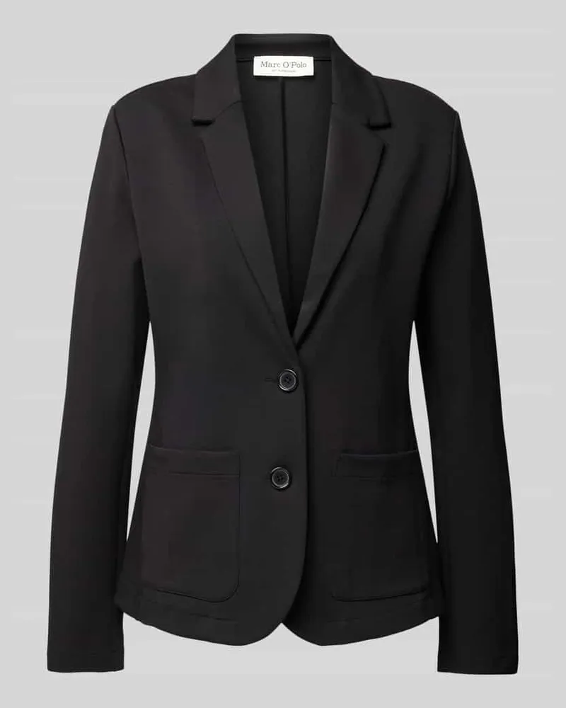 Marc O'Polo Regular Fit Blazer Modell mit elegantem Touch Black