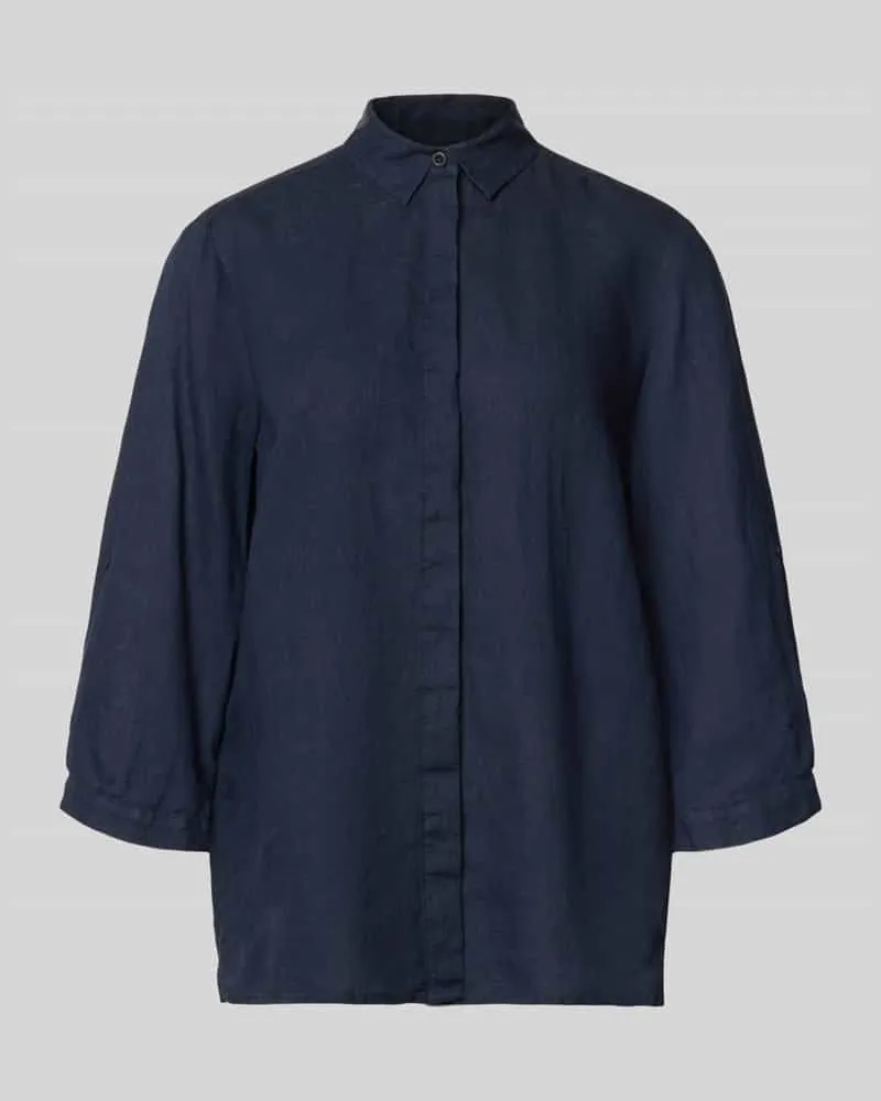 TONI Relaxed Fit Leinenbluse mit 3/4-Arm Modell 'Clay Marine