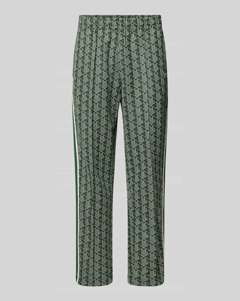 Lacoste Regular Fit Sweatpants mit Baumwoll-Anteil Gruen