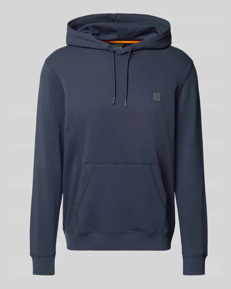 HUGO BOSS Hoodie mit Label-Detail Modell 'Wetalk Marine