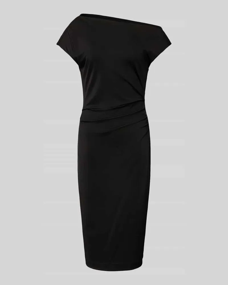 HUGO BOSS Eng anliegendes Kleid aus Viskose-Mix Modell 'ETRIMI Black