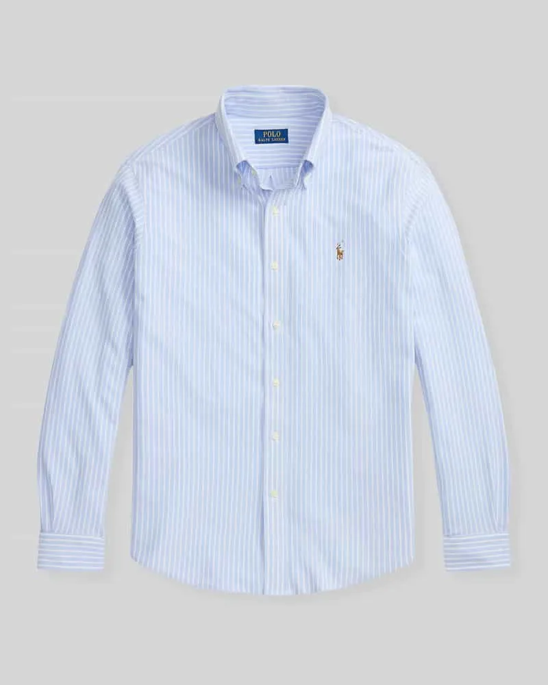 Ralph Lauren Regular Fit Freizeithemd aus reiner Baumwolle Hellblau