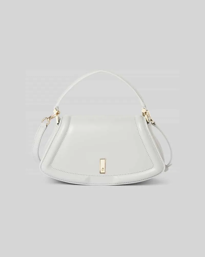 HUGO BOSS Handtasche mit Label-Detail Modell 'Ariell Hellgrau