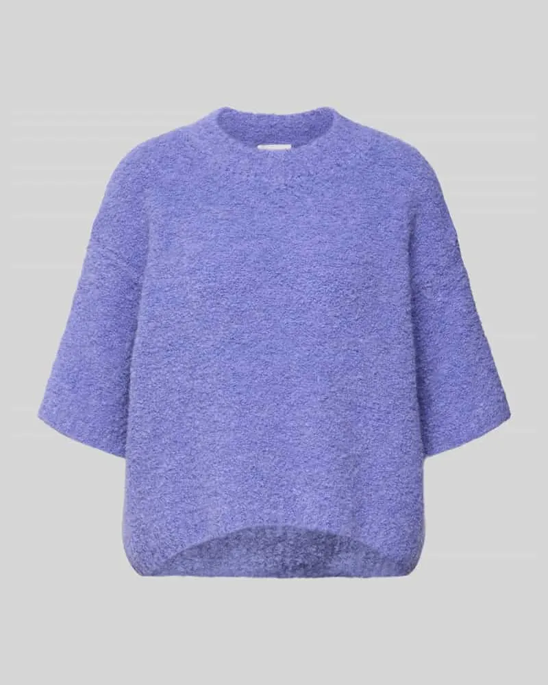 American Vintage Strickpullover mit gerippten Abschlüssen Modell 'ZOLLY Flieder