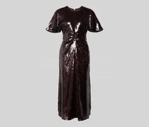 Midikleid mit Allover-Pailettenbesatz