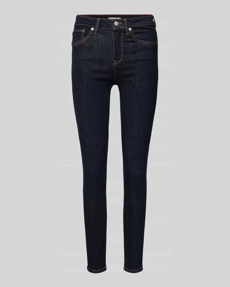 Tommy Hilfiger Skinny Fit Jeans mit Knopfverschluss Marine