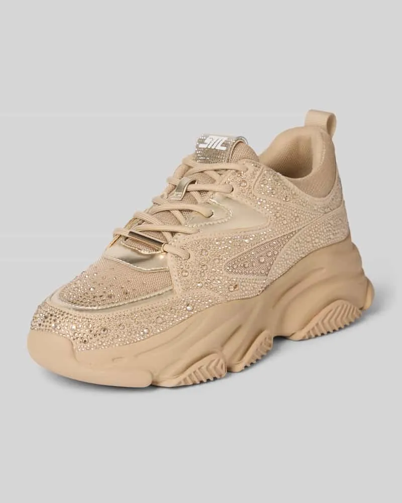 Steve Madden Sneaker mit Ziersteinbesatz Modell 'PRIVY Beige