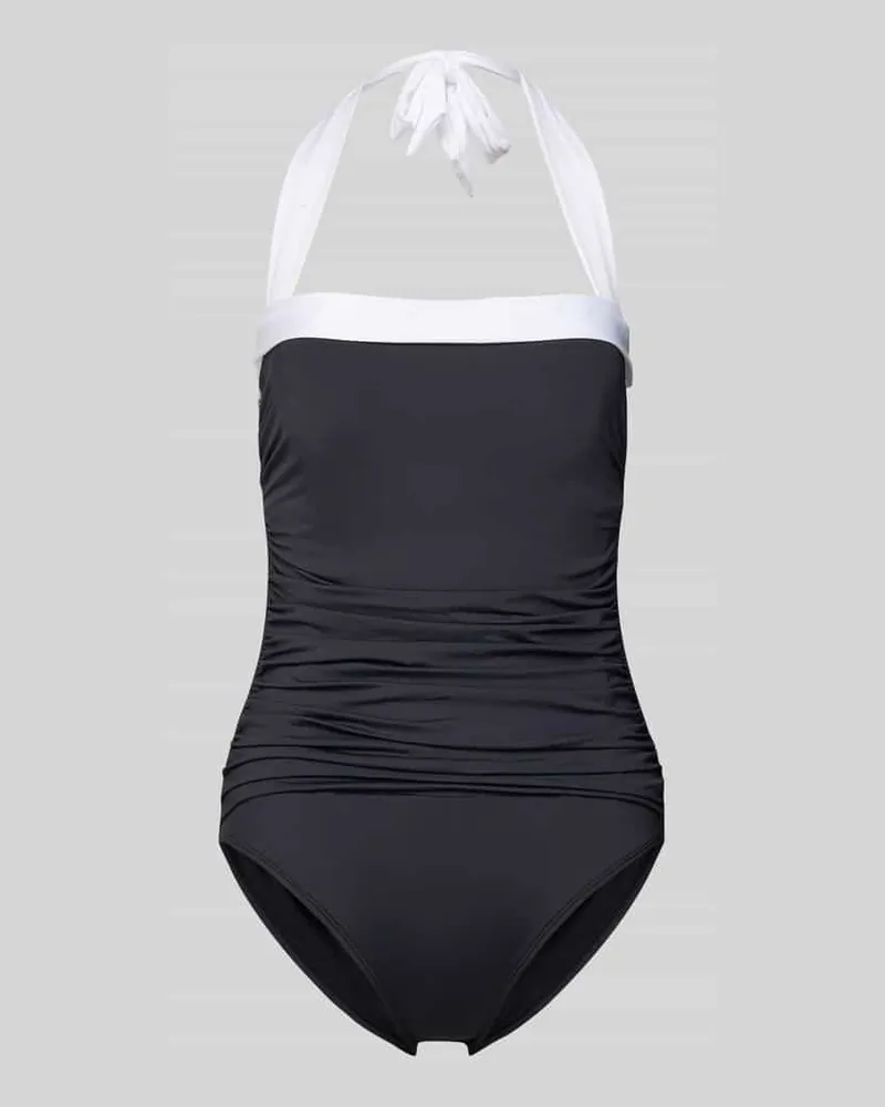 Ralph Lauren Badeanzug mit Neckholder Modell 'BEL AIR Black