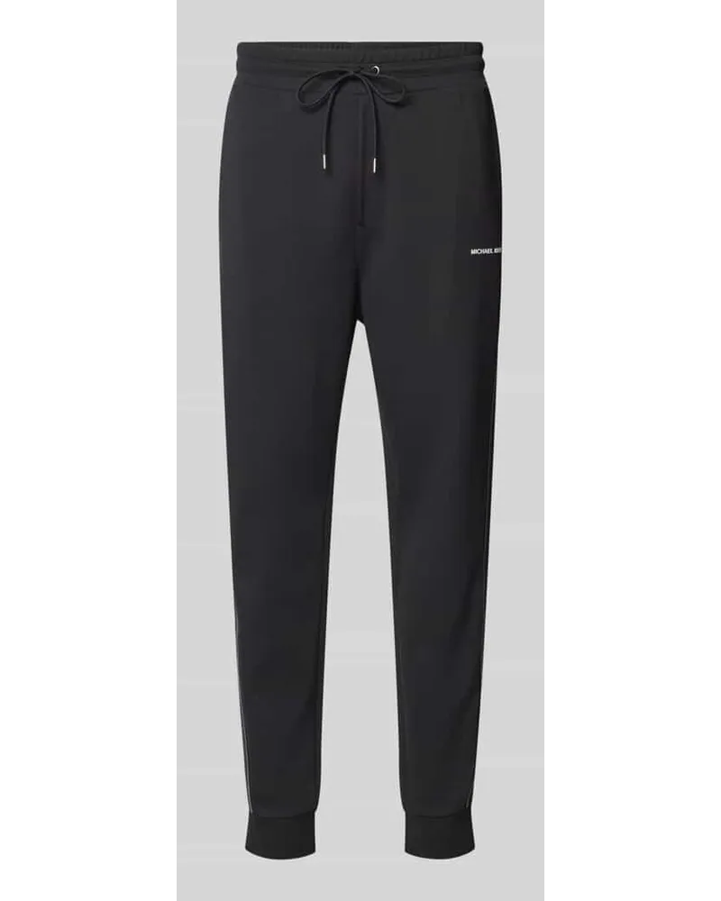 Michael Kors Sweatpants mit Label-Print Black