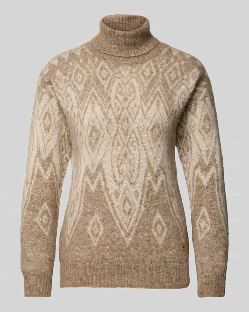Dale of Norway Rollkragenpullover aus Alpaka-Mix Modell 'Falun Beige