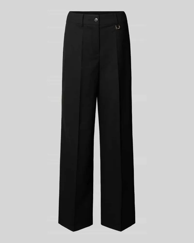 JOOP! Regular Fit Stoffhose mit Bundfalten Black
