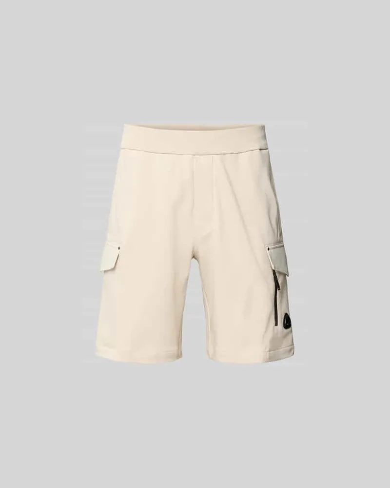 Moose Knuckles Shorts mit elastischem Bund Beige