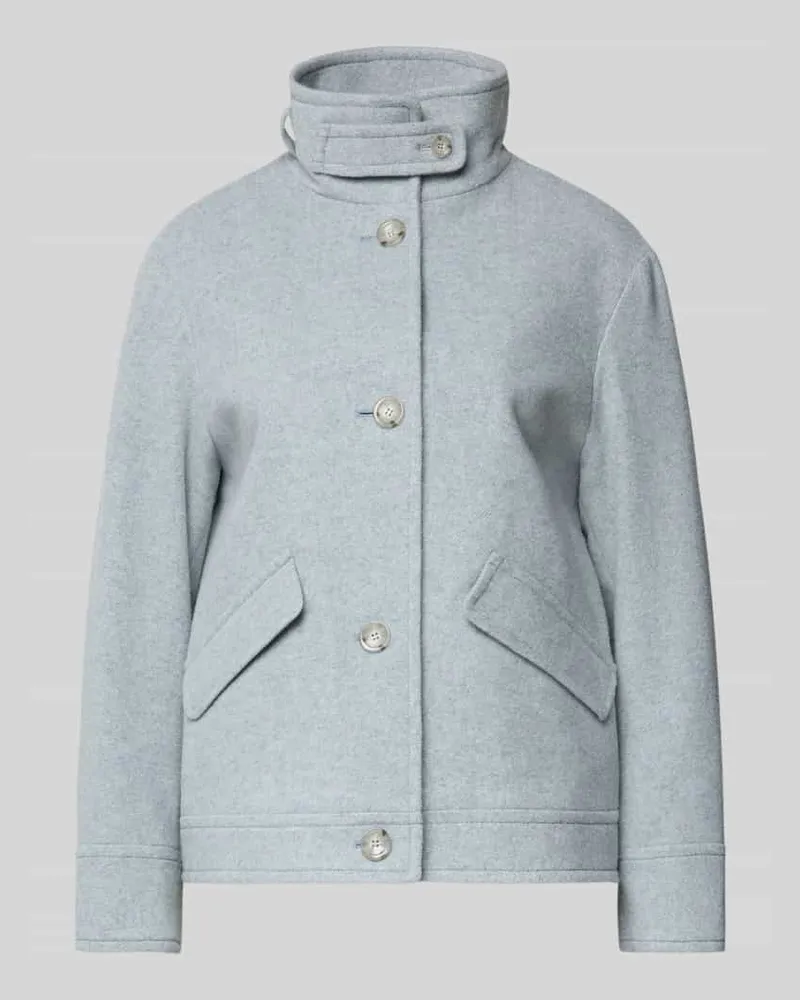 cinque Regular Fit Jacke aus Woll-Mix Modell 'Astoria Hellgrau