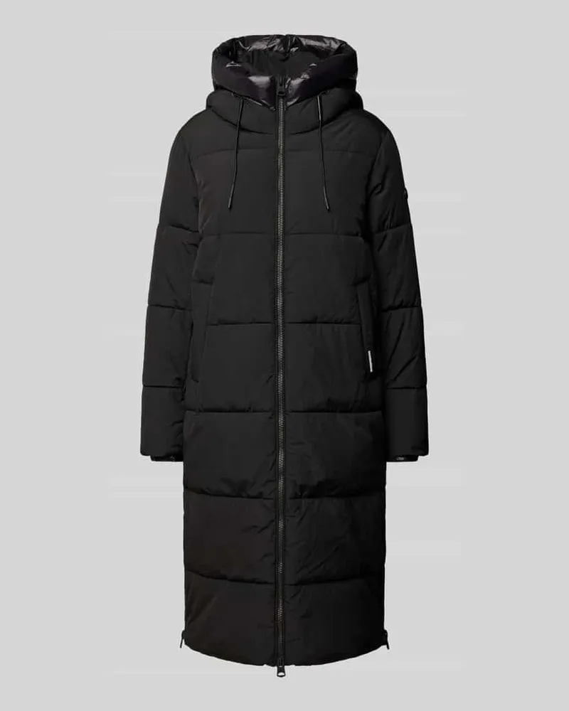 khujo Steppmantel mit Kapuze Black