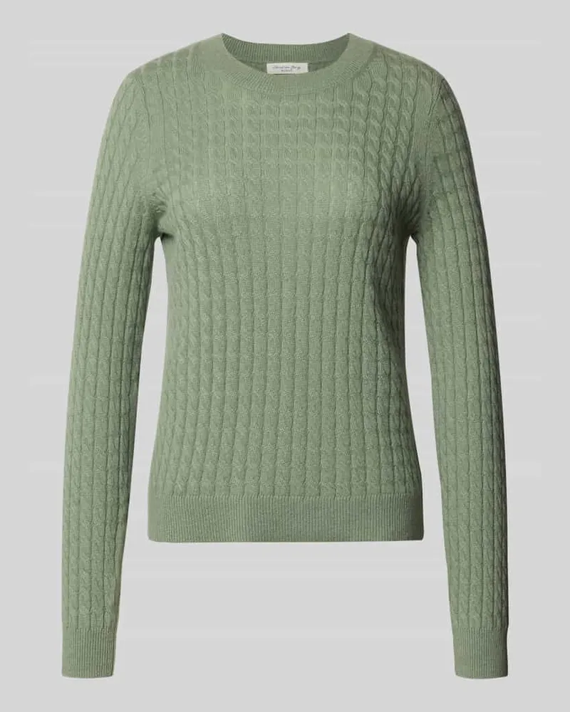 Christian Berg Strickpullover aus reinem Kaschmir Schilf