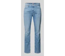Regular Straight Fit Jeans mit Label-Stitching Modell 'RYAN