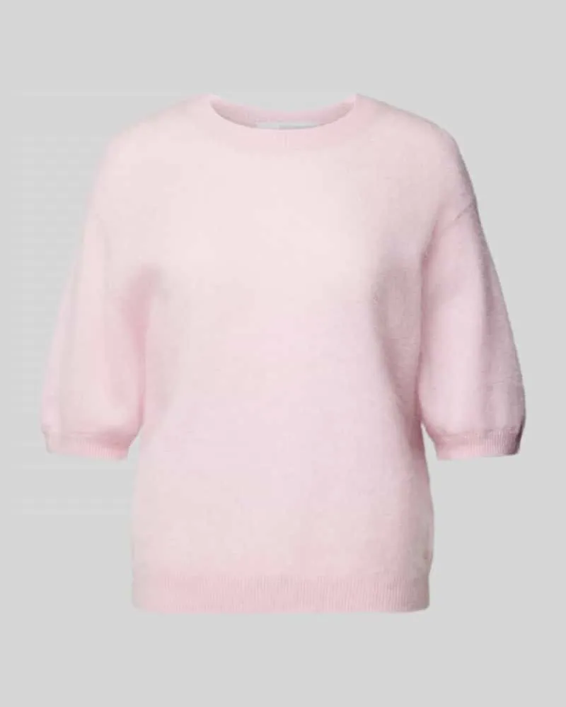 Herzen's Angelegenheit Strickshirt aus Kaschmir-Woll-Mix Rosa