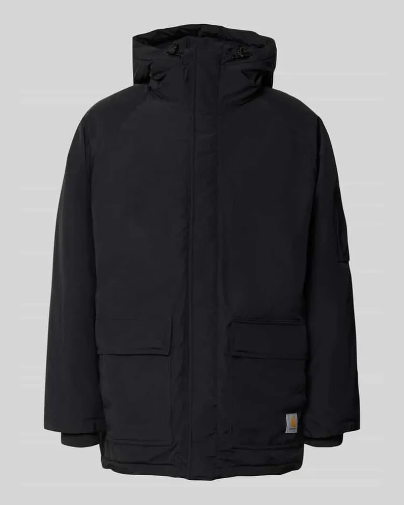 Carhartt WIP Parka mit Pattentaschen Modell 'Stanwood Black