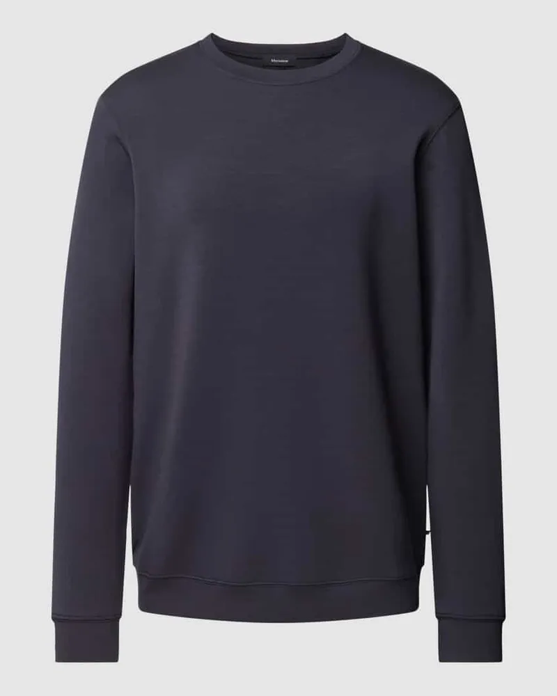 Matinique Sweatshirt mit geripptem Rundhalsausschnitt Modell 'harry Marine