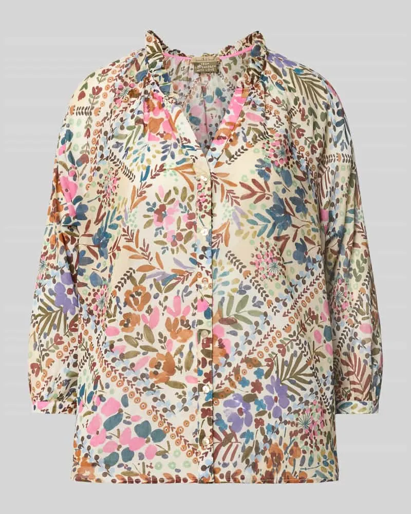 Smith & Soul Relaxed Fit Bluse aus reiner Baumwolle Beige
