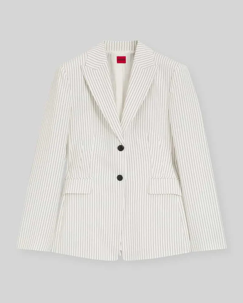 HUGO BOSS Regular Fit Blazer Offwhite