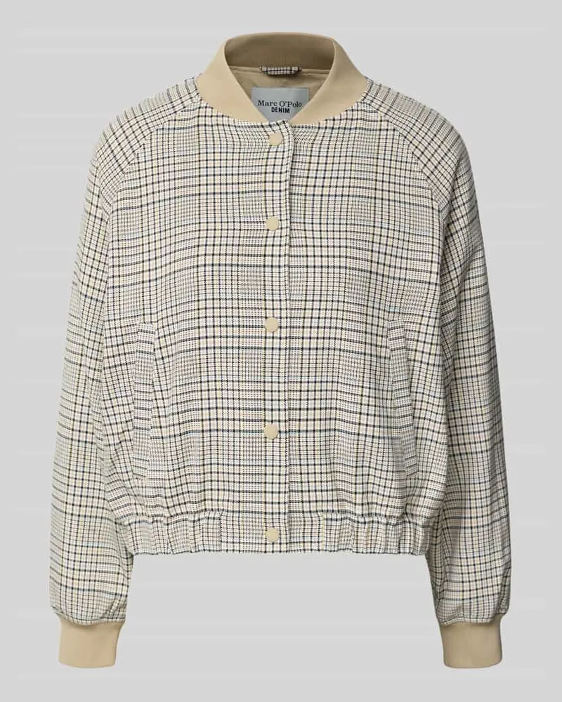 Marc O'Polo Regular Fit Blouson mit Viskose-Anteil Beige