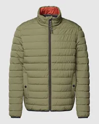 Fynch-Hatton Steppjacke mit Stehkragen Oliv