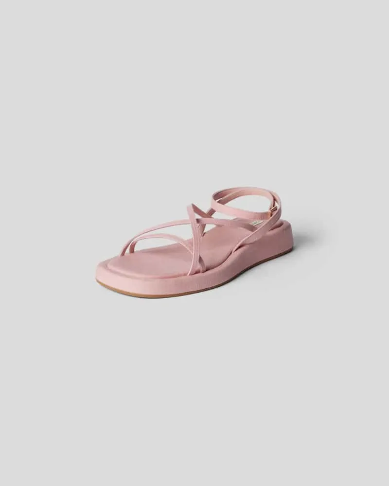 Gia Borghini Sandalen mit Dornschließe Rosa