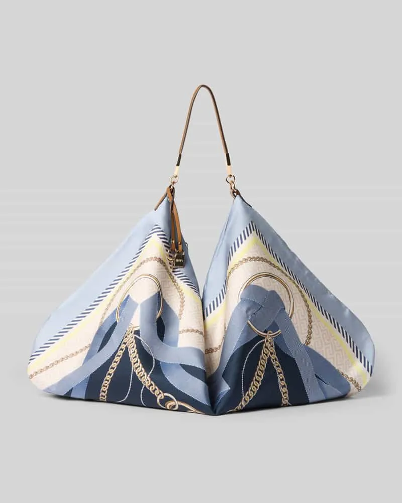 Liu Jo Handtasche mit Tragehenkel Modell 'FOULARD Jeansblau