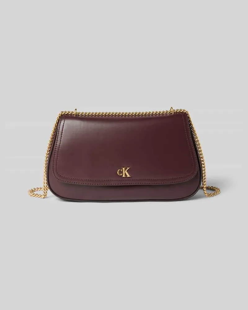 Calvin Klein Umhängetasche mit Logo-Applikation Bordeaux