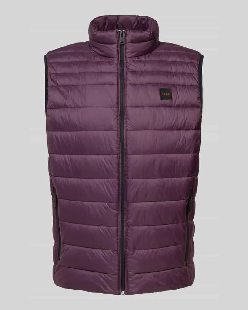 HUGO BOSS Steppweste mit Reißverschluss Modell 'Odeno Purple
