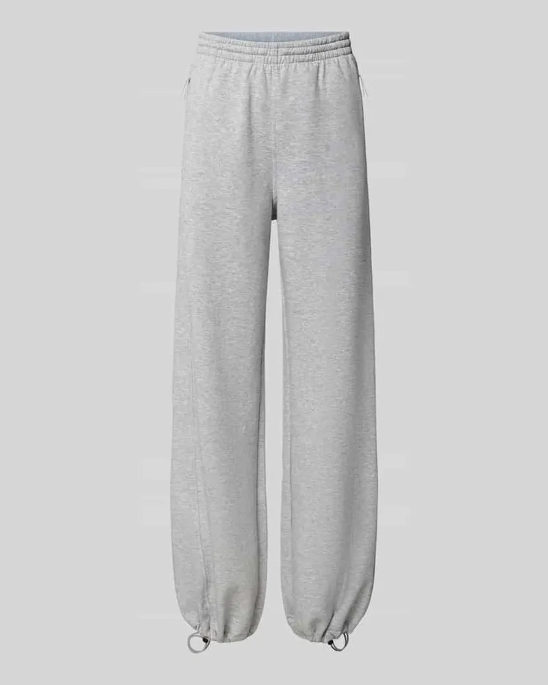 Under Armour Regular Fit Sweathose mit Baumwoll-Anteil Hellgrau