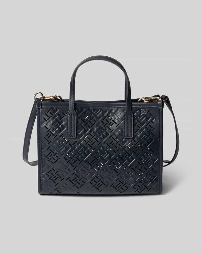 Tommy Hilfiger Henkeltasche mit Monogramm Design Marine