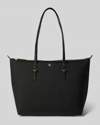 Ralph Lauren Handtasche mit Label-Applikation Modell 'KEATON Black