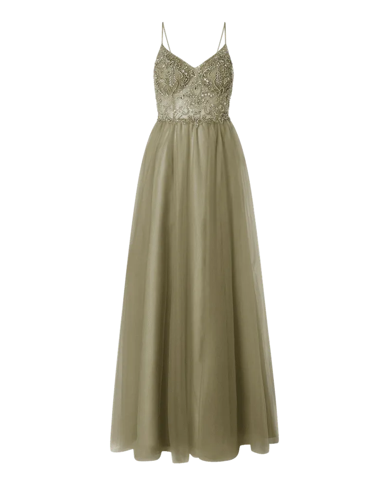 Unique Abendkleid mit Zierperlen Lind